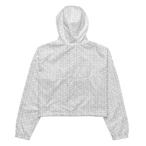 White windbreaker logo