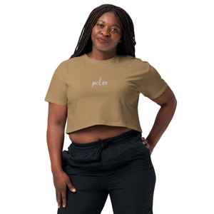 Women’s crop top logo embroidered - Pclvr