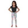 Girls Leggings Pink Marble, matching sports bra available | peace-lover