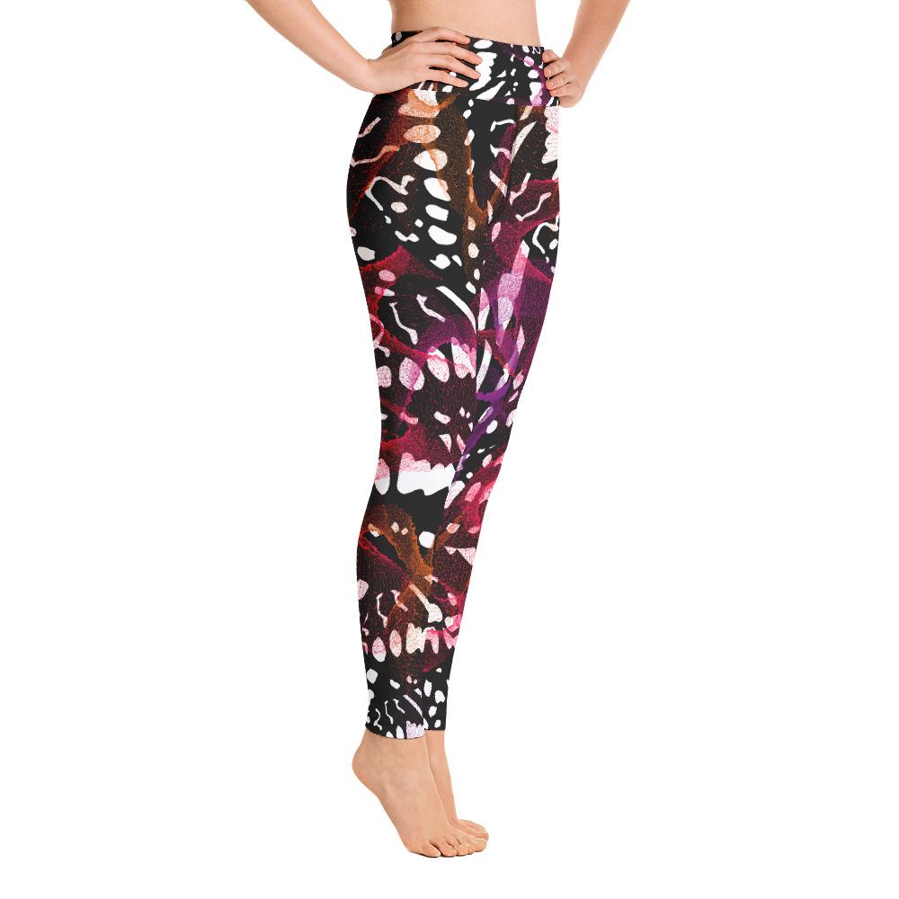  Monarch Butterfly Pattern Women's Yoga Pants High