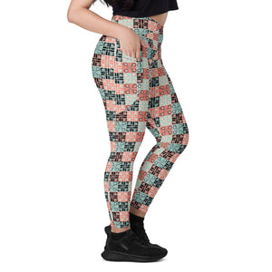 Patchwork leggings Paisley with pockets | peace-lover