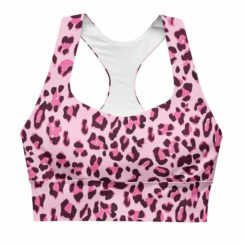 Pink Leopard sports bra is the perfect workout top. The